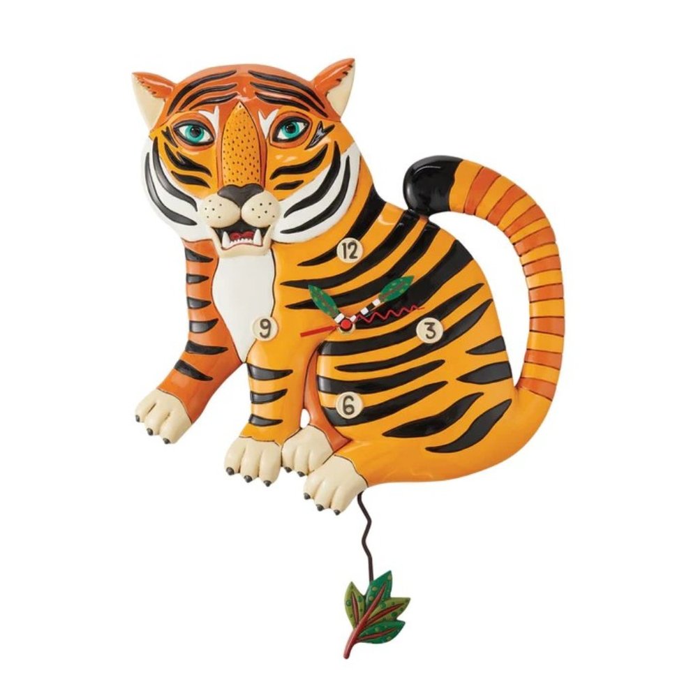 NIB Stripes Tiger Clock